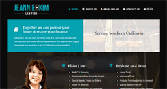 Desktop Screenshot of jeanniehkimlawfirm.com
